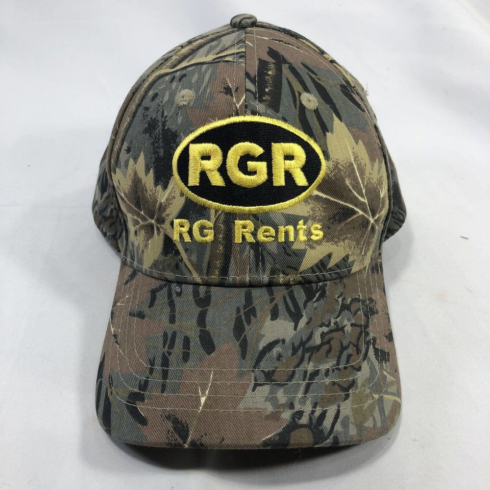 RGR RG Rents Adjustable Adult Baseball Ball Cap Hat Camo One Size Fits Most OSFM